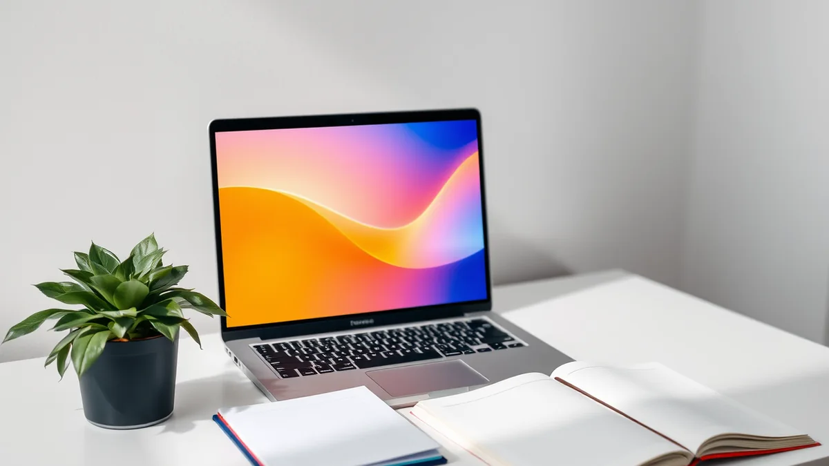 Marketing lead comparing paid and organic search traffic charts on a desktop monitor