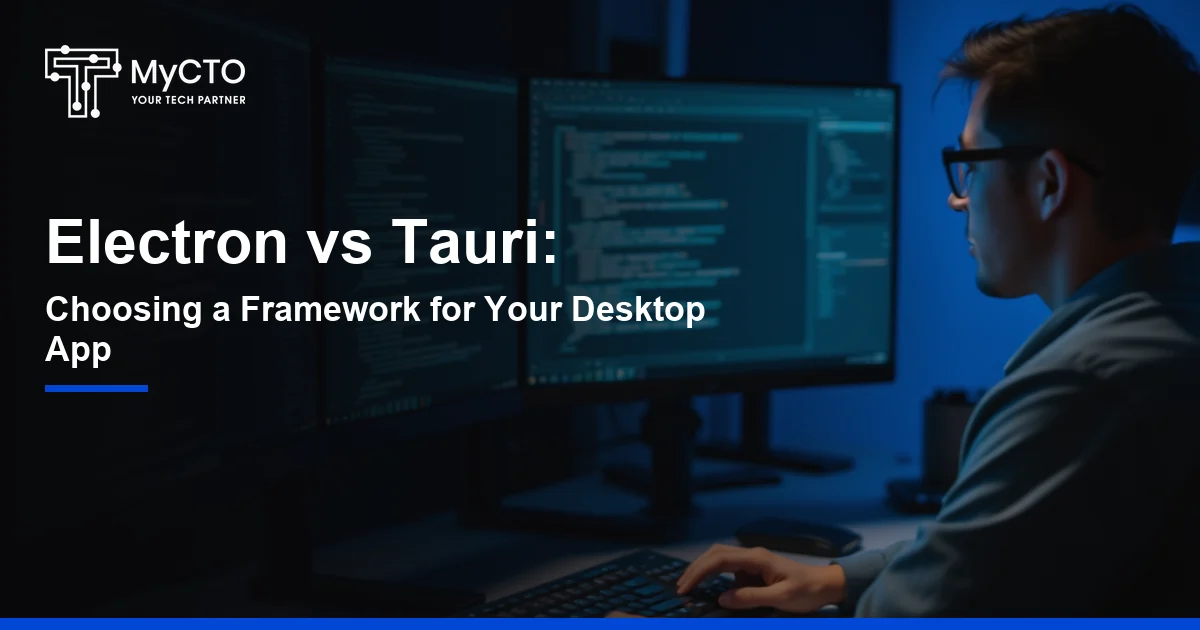 A desktop app window open on a laptop and an external monitor, one running Windows and one running macOS
